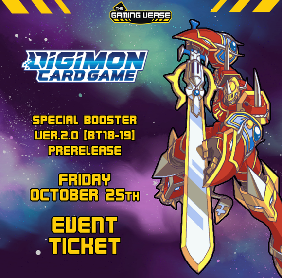 Digimon Pre-Release Event Entry