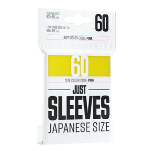 Gamegenic - Just Sleeves Japanese - Yellow (60)