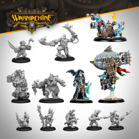 (PREORDER) Warmachine: Southern Kriels Brineblood Marauders Auxiliary Expansion
