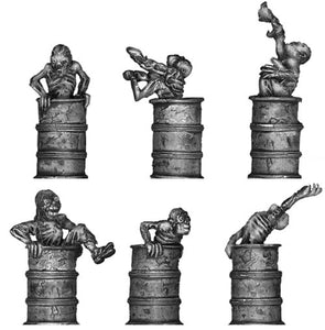 28mm Zombies in Barrels (6) - The Gaming Verse