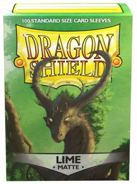 Dragon Shield - Box 100 - MATTE Lime - The Gaming Verse