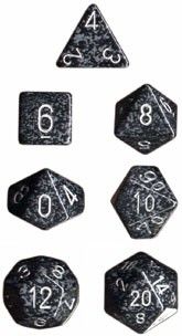 CHX 25318 Speckled Ninja 7-Die Set - The Gaming Verse