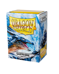 Dragon Shield Standard Sapphire Matte 100 - The Gaming Verse