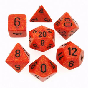 CHX 25303 Speckled Fire 7-Die Set - The Gaming Verse