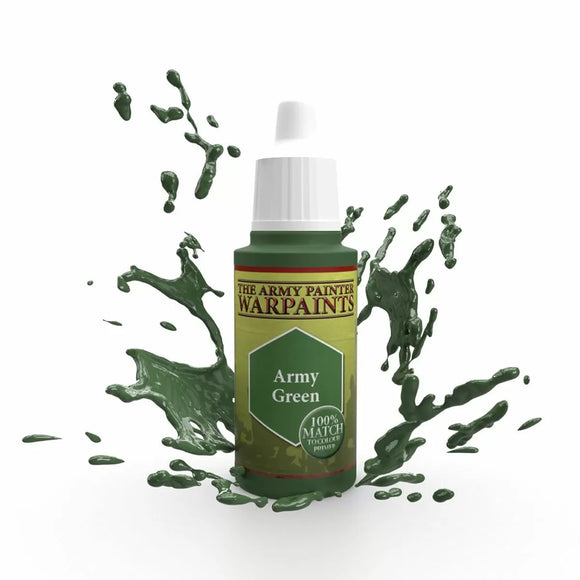 Army Painter Warpaints - Army Green Acrylic 18ml